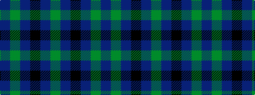 idealised woven sample of pattern BGBKBG
