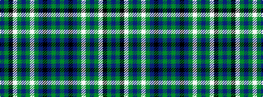 idealised woven sample of pattern BGBKBGWGBGWKGB