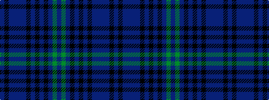 idealised woven sample of pattern BGBKBKBKBBBBKB