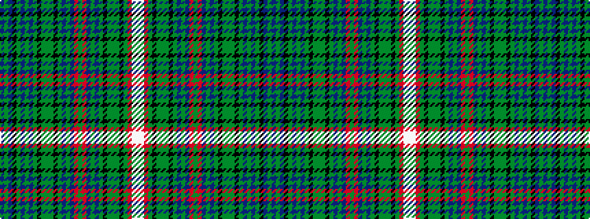 idealised woven sample of pattern BGBKGBGBGKGGGKGBGBRGRBGBGKGGGKGRWW
