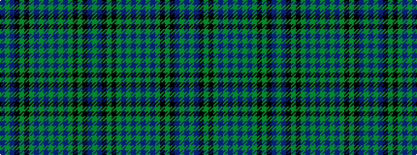 idealised woven sample of pattern BGBKGKGBGBGBGBGKGKBG