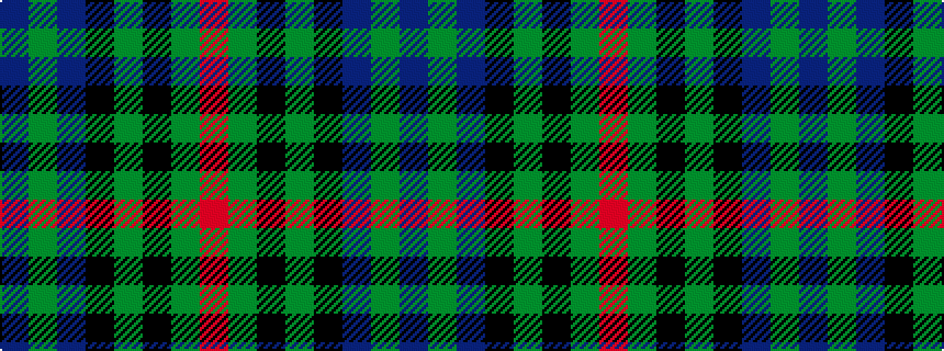 idealised woven sample of pattern BGBKGKGR