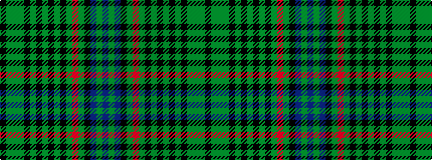 idealised woven sample of pattern BGBKGRGKGKGKGKGGGK