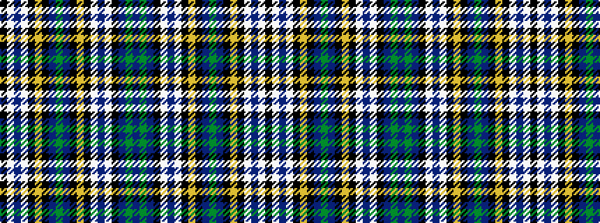 idealised woven sample of pattern BGBKWBWKYKBGBKYKWBWK