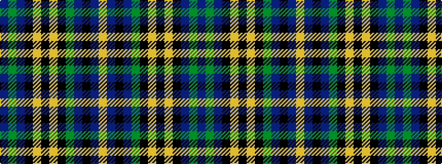 idealised woven sample of pattern BGBKYKYKGBKBY