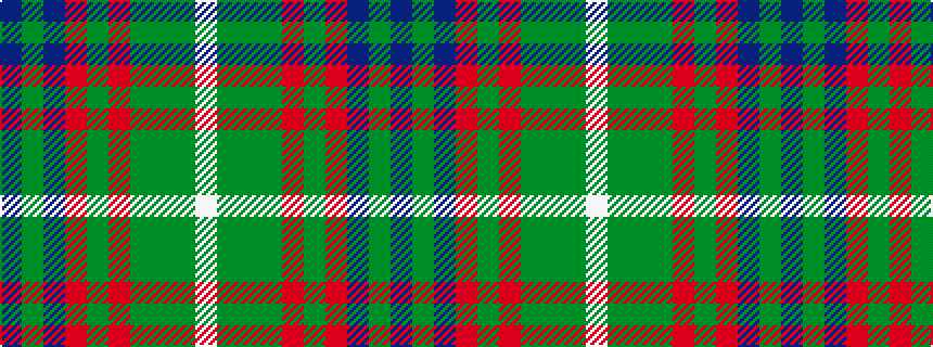 idealised woven sample of pattern BGBRGRGGGW