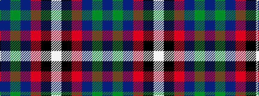 idealised woven sample of pattern BGBRKW