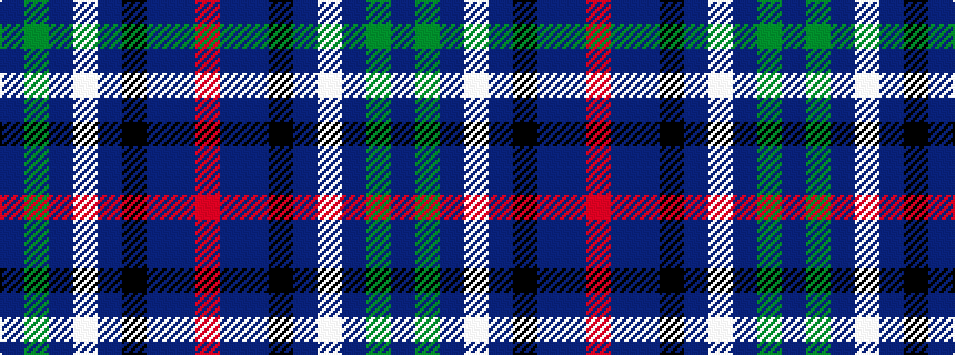 idealised woven sample of pattern BGBWBKBBR