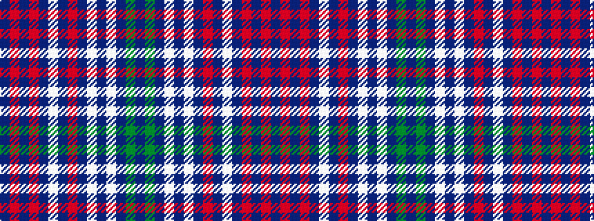 idealised woven sample of pattern BGBWBWBRBWBRBRB