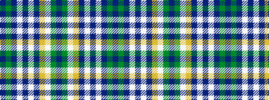 idealised woven sample of pattern BGBWBWBYWGB