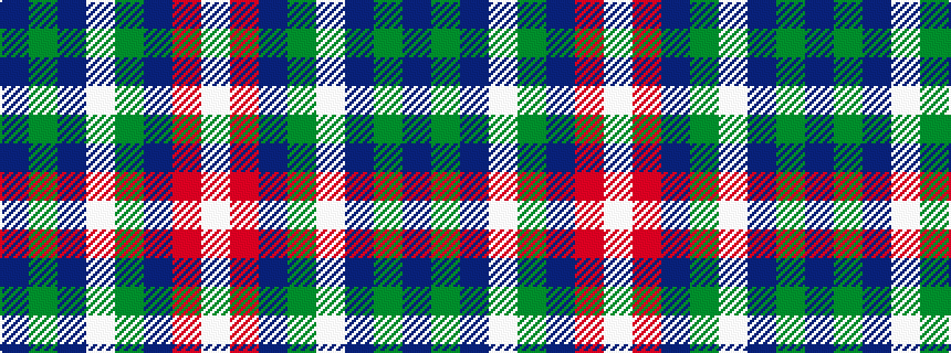 idealised woven sample of pattern BGBWGBRW