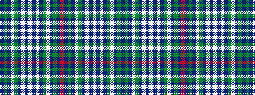 idealised woven sample of pattern BGBWGBWBWBWBGWBGBR
