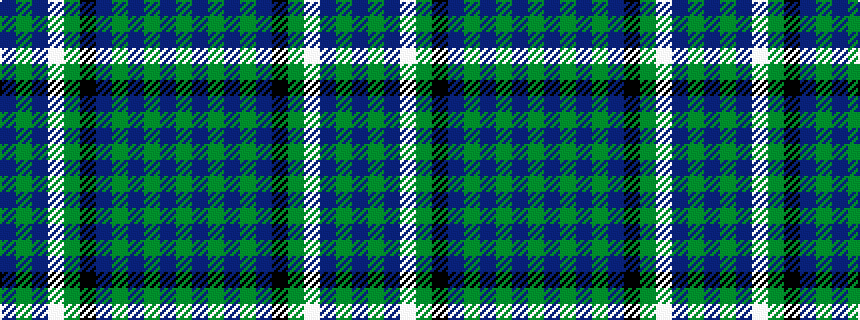 idealised woven sample of pattern BGBWGKBGBGBG