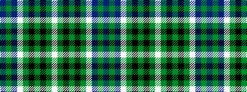 idealised woven sample of pattern BGBWGKGKGW