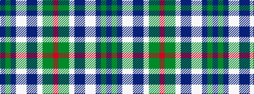 idealised woven sample of pattern BGBWWBBWGGR
