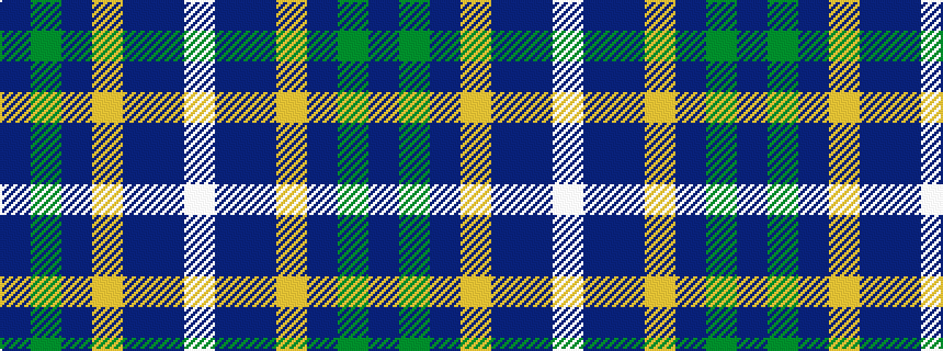 idealised woven sample of pattern BGBYBBW
