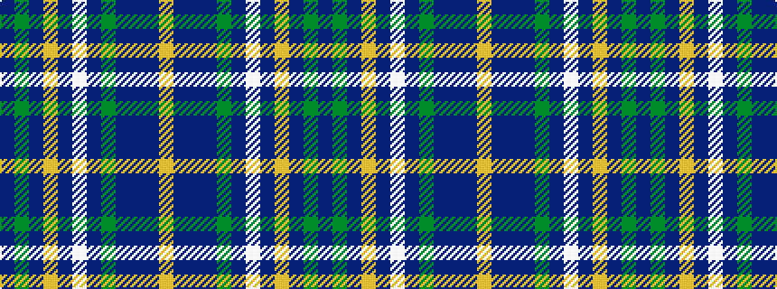 idealised woven sample of pattern BGBYBWBGBBBY