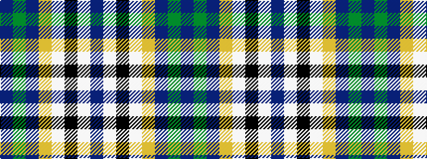 idealised woven sample of pattern BGBYWKWB