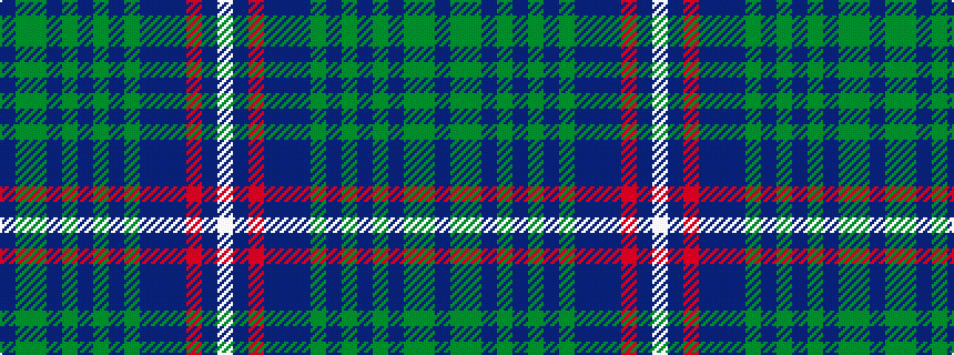idealised woven sample of pattern BGGBGBGBGBBBRBW