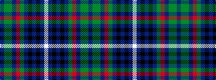 idealised woven sample of pattern BGGBRGBKBKBW