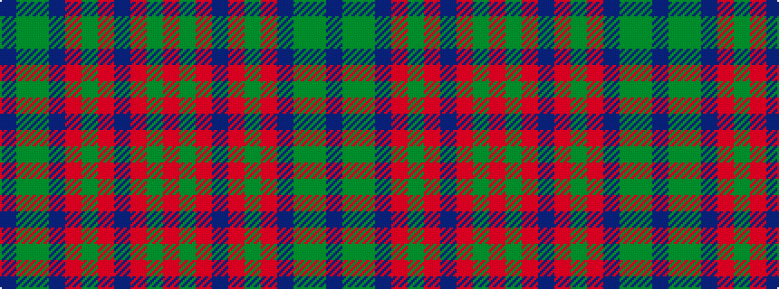 idealised woven sample of pattern BGGBRGRBRGR