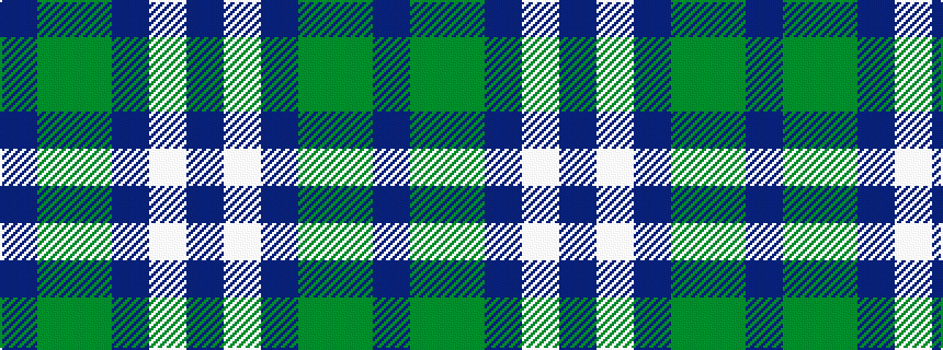 idealised woven sample of pattern BGGBWB