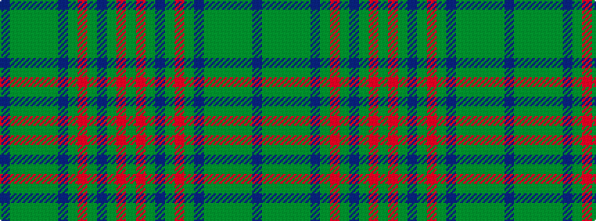 idealised woven sample of pattern BGGGGGBGRGBGRG