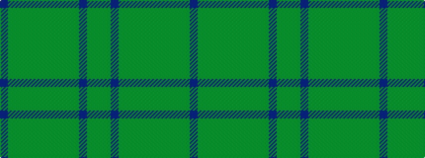 idealised woven sample of pattern BGGGGGGGGGBGG