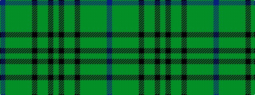 idealised woven sample of pattern BGGGGGKGGKG