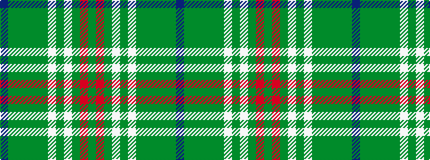 idealised woven sample of pattern BGGGGGWGWGRG
