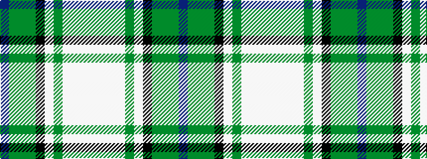 idealised woven sample of pattern BGGGKWGWWWW