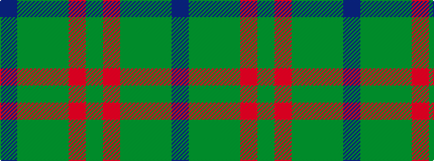 idealised woven sample of pattern BGGGRG