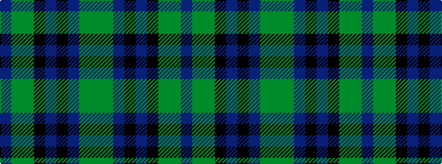 idealised woven sample of pattern BGGKBKBGG