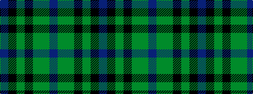 idealised woven sample of pattern BGGKGKB