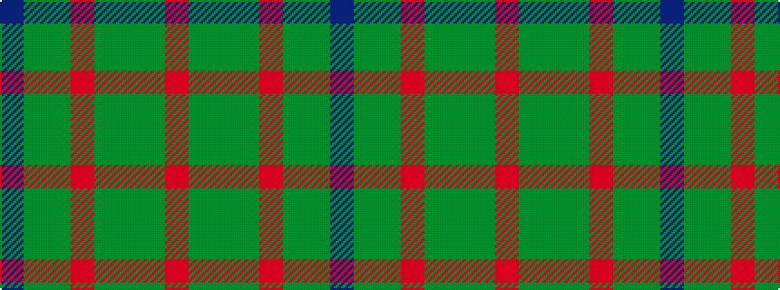 idealised woven sample of pattern BGGRGGGR