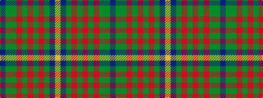 idealised woven sample of pattern BGGRGRGRGBY