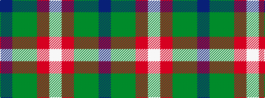 idealised woven sample of pattern BGGRW