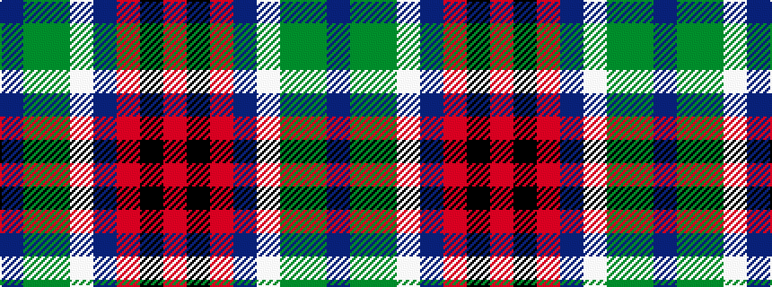 idealised woven sample of pattern BGGWBRKR
