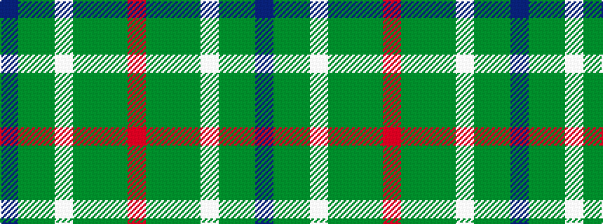 idealised woven sample of pattern BGGWGGGR
