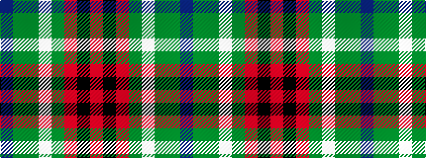 idealised woven sample of pattern BGGWGRKR