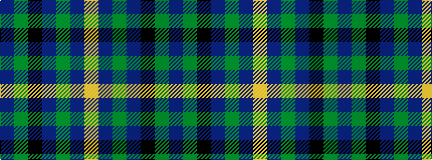 idealised woven sample of pattern BGKBGBY
