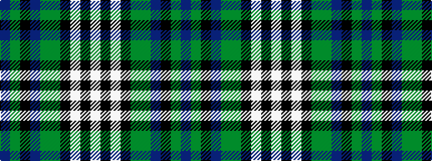 idealised woven sample of pattern BGKBGGKWKW