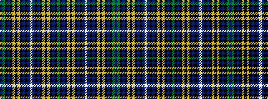 idealised woven sample of pattern BGKBKYKYKBKBWBKBKYKYKBKG