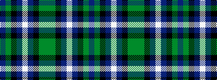idealised woven sample of pattern BGKBWBKGG