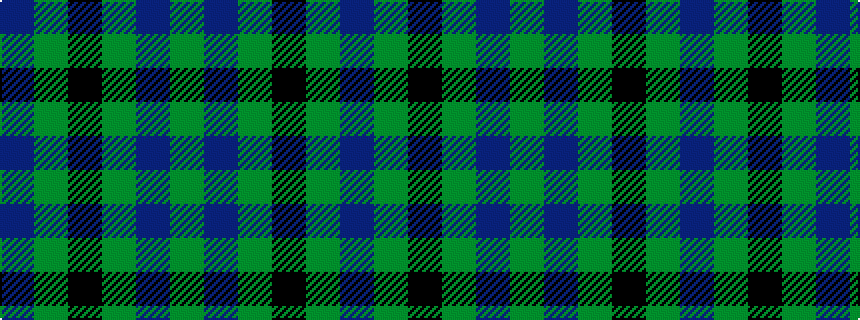 idealised woven sample of pattern BGKGBG