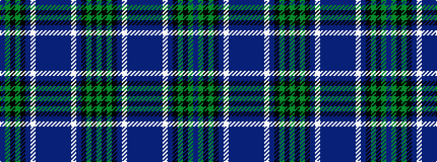 idealised woven sample of pattern BGKGKBWBBBBBBBWBKGKG
