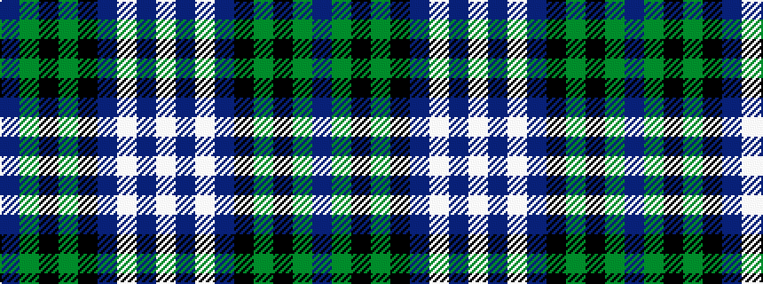 idealised woven sample of pattern BGKGKBWBW