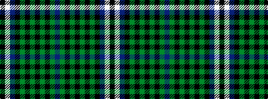 idealised woven sample of pattern BGKGKGKGKBWK