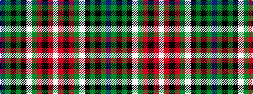 idealised woven sample of pattern BGKGKWGRKRW