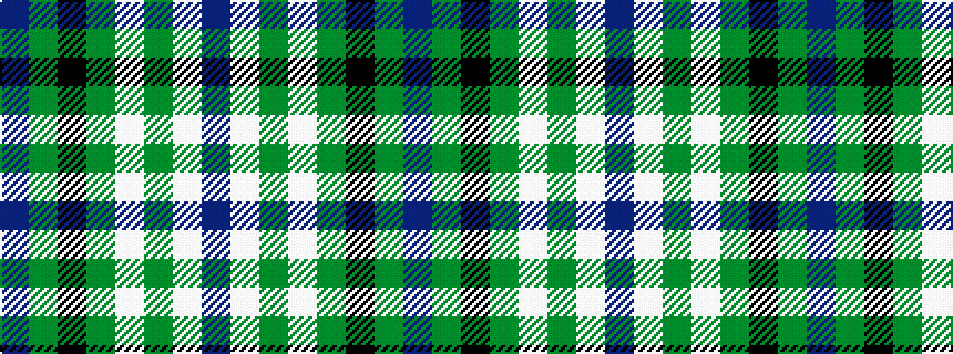 idealised woven sample of pattern BGKGWGWB